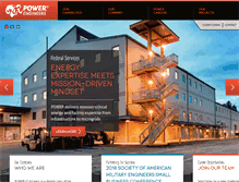 Tablet Screenshot of powereng.com